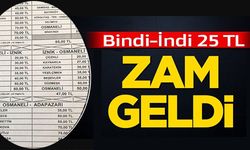 MİDİBÜS ÜCRELERİNE ZAM GELDİ