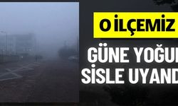O İLÇEMİZ GÜNE YOĞUN SİSLE UYANDI!