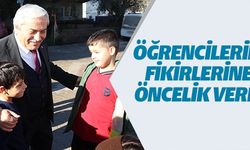 ÖĞRENCİLERİN FİKİRLERİNE ÖNCELİK VERDİ