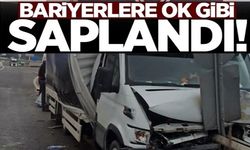 BARİYERLERE OK GİBİ SAPLANDI