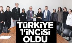 TÜRKİYE 1'İNCİSİ OLDU