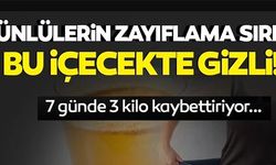 ÜNLÜLERİN ZAYIFLAMA SIRRI BU İÇECEKTE GİZLİ!
