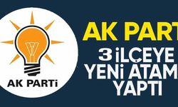 3 İLÇEYE YENİ ATAMA