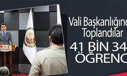41 BİN 344 ÖĞRENCİ İÇİN TOPLANDILAR