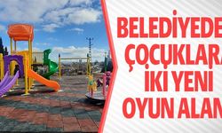 BELEDİYEDEN ÇOCUKLARA ENİ OYUN ALANLARI