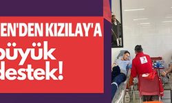 BİEN'DEN KIZILAY'A BÜYÜK DESTEK!