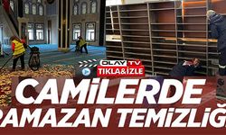 CAMİLERDE RAMAZAN TEMİZLİĞİ