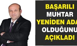 CEM ÇEVİK YENİDEN ADAY