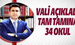 VALİ AÇIKLADI ''34 OKUL''