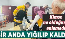 BİR ANDA YIĞILIP KALDI!