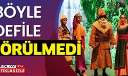 BÖYLE DEFİLE GÖRÜLMEDİ