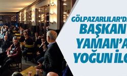 GÖLPAZARLILAR'DAN BAŞKAN YAMAN'A YOĞUN İLGİ