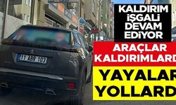 KALDIRIM İŞGALİ DEVAM EDİYOR