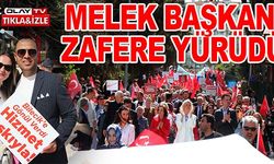 MELEK BAŞKAN ZAFERE YÜRÜDÜ