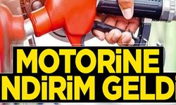 MOTORİNE İNDİRİM GELDİ