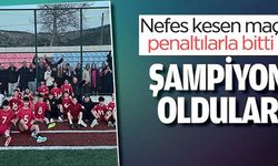 NEFES KESEN MAÇ PENALTILARLA BİTTİ