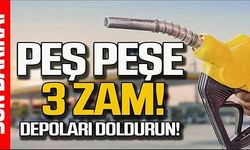 PEŞ PEŞE 3 ZAM!