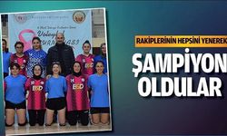 ŞAMPİYON OLDULAR