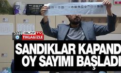 SANDIKLAR KAPANDI OY SAYIMI BAŞLADI!