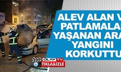 ARAÇ ALEV ALEV YANDI