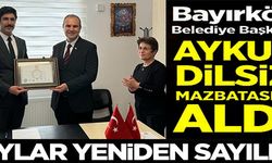 AYKUT DİLSİZ MAZBATASINI ALDI