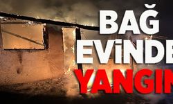 BAĞ EVİNDE YANGIN