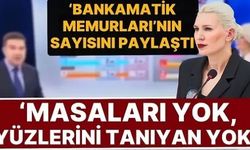 'BANKAMATİK MEMURLARI'NIN SAYISINI PAYLAŞTI