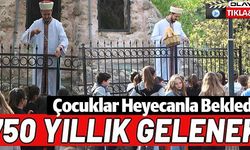 ÇOCUKLAR HEYECANLA BEKLEDİ