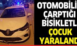 OTOMOBİLİN ÇARPTIĞI ÇOCUK YARALANDI