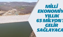 YILLIK 65 MİLYON TL GELİR SAĞLAYACAK