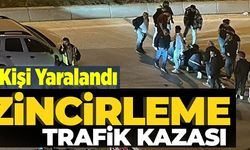 ZİNCİRLEME KAZADA 3 KİŞİ YARALANDI