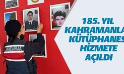 185. YIL KAHRAMANLAR KÜTÜPHANESİ HİZMETE AÇILDI