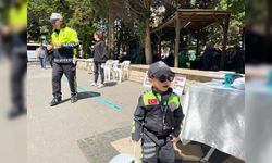 MİNİK POLİS ALP İLGİ ODAĞI OLDU