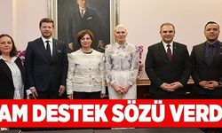 TAM DESTEK SÖZÜ VERDİ