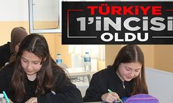 TÜRKİYE 1'İNCİSİ OLDU