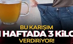 1 HAFTADA 3 KİLO VERDİRİYOR