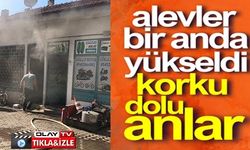 ALEVLER BİR ANDA YÜKSELDİ