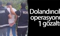 DOLANDIRICILIK OPERASYONU: 1 GÖZALTI