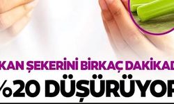 KAN ŞEKERİNİ BİRKAÇ DAKİKADA DÜŞÜRÜYOR