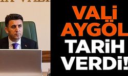 VALİ AYGÖL TARİH VERDİ!