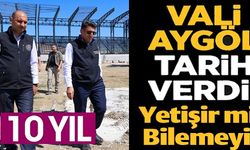 VALİ AYGÖL TARİH VERDİ!