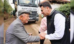 KÖYLERDE SICAK ASFALT SERİMİ DEVAM EDİYOR