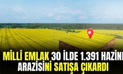 Milli Emlak 30 ilde 1391 hazine arazisini 3.000 TL’den başlayan fiyatlarla satışa çıkardı!