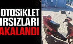 MOTOSİKLET HIRSIZLARI YAKALANDI