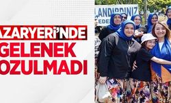 PAZARYERİ'NDE GELENEK BOZULMADI