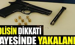 POLİSİN DİKKATİ SAYESİNDE YAKALANDI