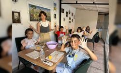 SANATEVİ'NDE ÇOCUKLAR HEM EĞLENDİ HEM ÖĞRENDİ