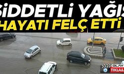 ŞİDDETLİ YAĞIŞ HAYATI FELÇ ETTİ