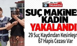 SUÇ MAKİNESİ KADIN YAKALANDI!