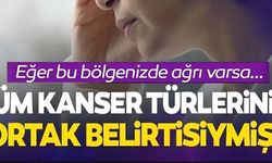 TÜM KANSER TÜRLERİNİN ORTAK BELİRTİSİ